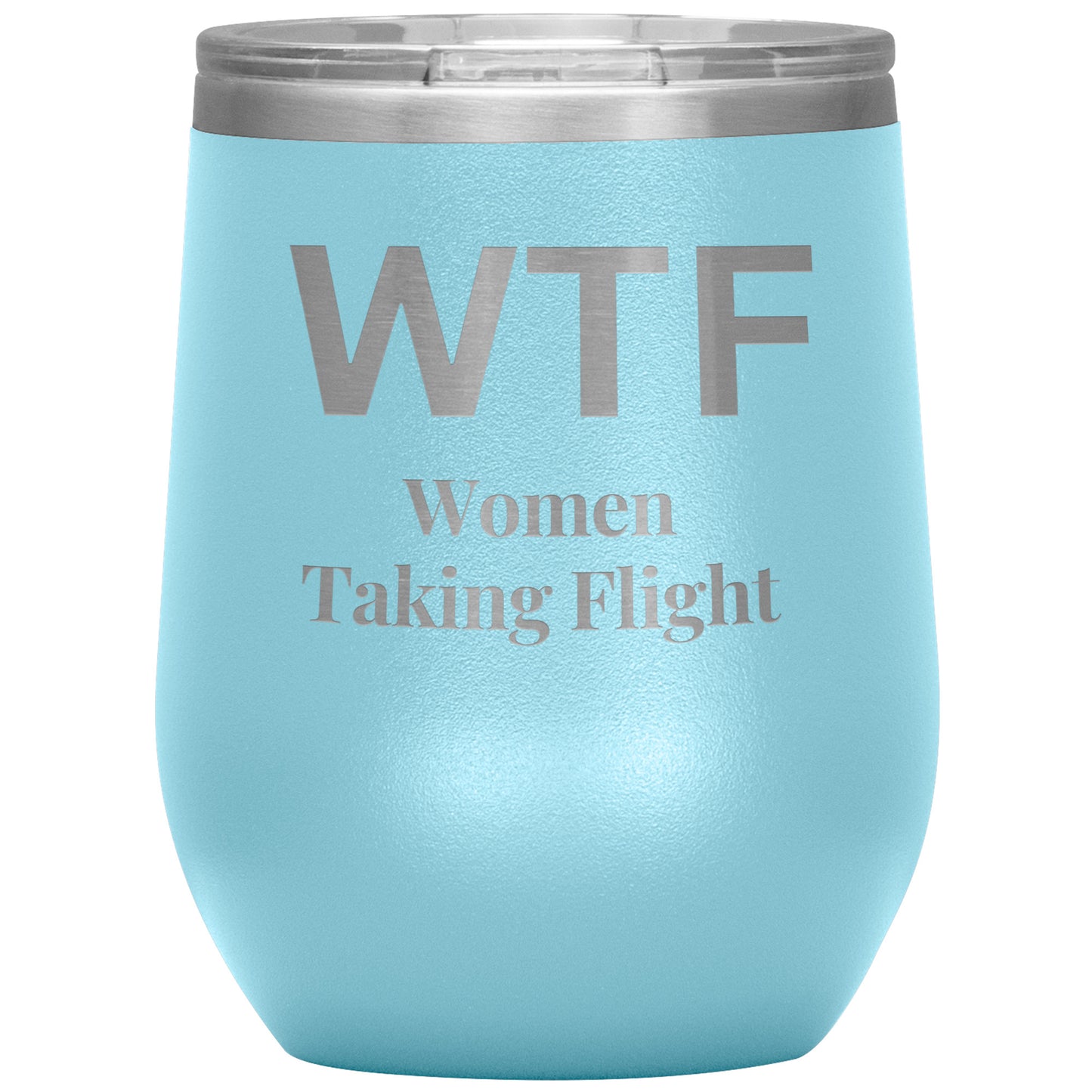 12oz Wine Insulated Tumbler, Women Taking Flight