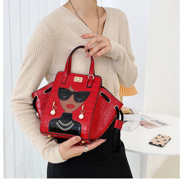 Trending Ladies Hand Bags Vintage Crocodile Pattern Borse Donna Elegante Beautiful Ladies Handbag