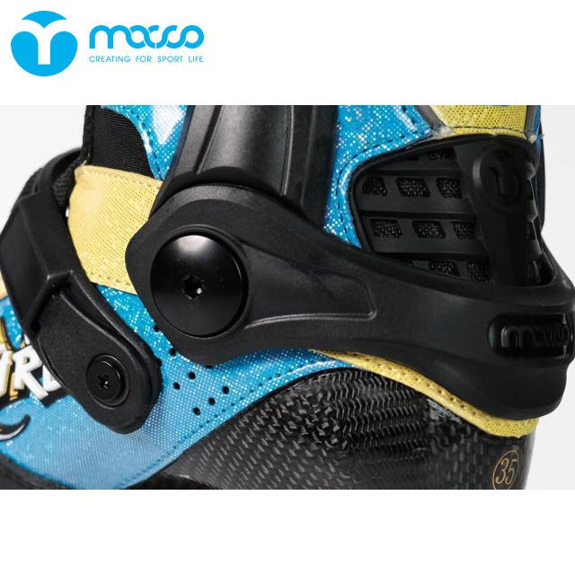 top quality Carbon fiber children inline skates roller blades freestyle slalom rockered frame professional player adult HR6 PINK