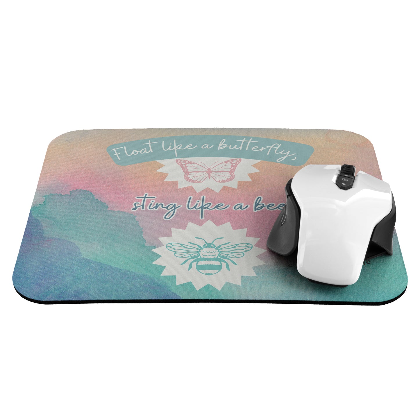 Mousepad, Float Like a Butterfly, Sting Like a Bee, Muhammad Ali,