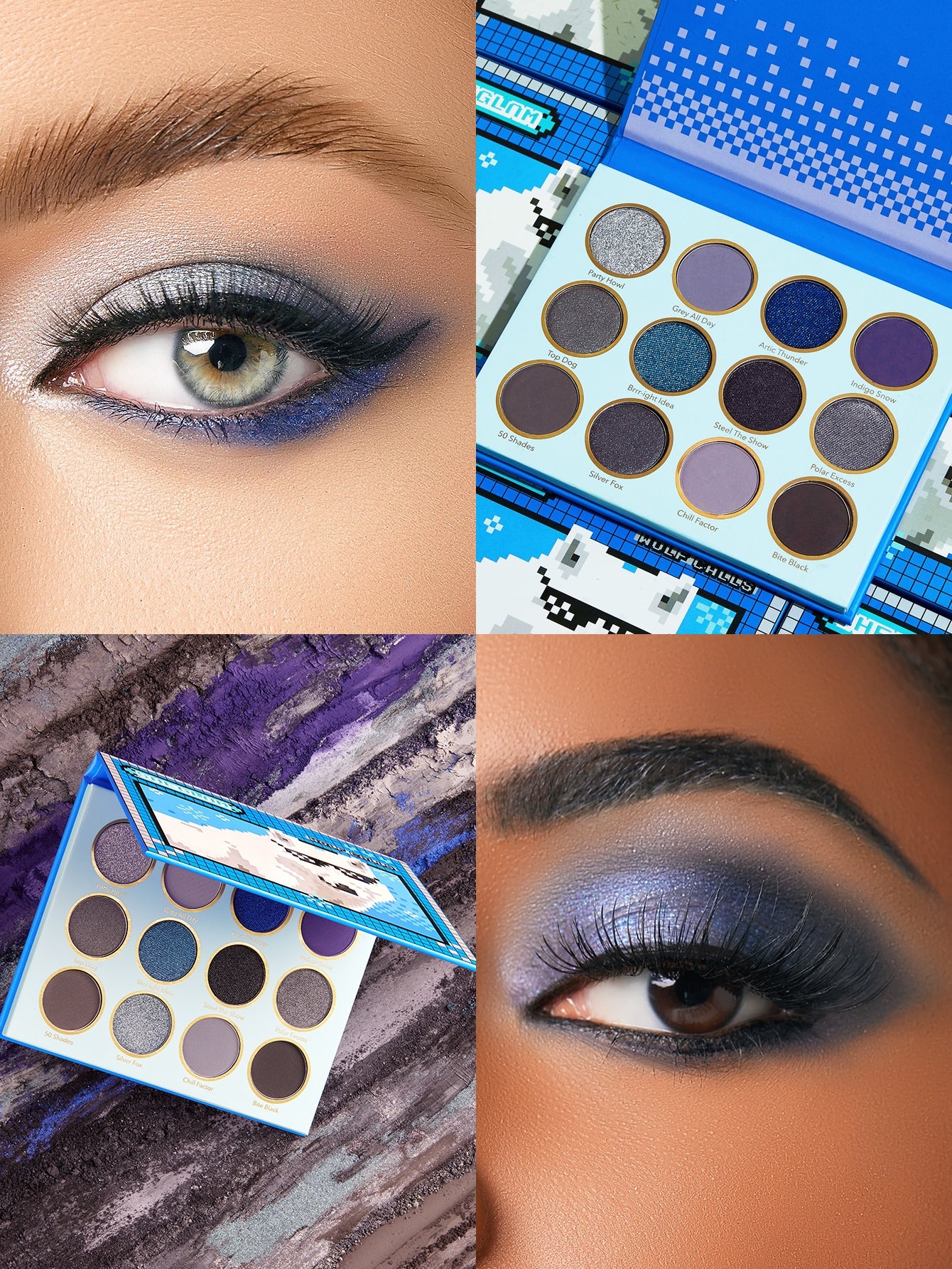 Rachy Sparkle and Shine: GLAM Fin Within Palette, A Collection of Dazzling Eyeshadows, Glitter Galore,