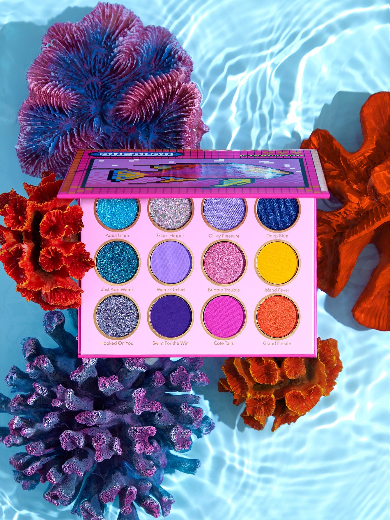 Rachy Sparkle and Shine: GLAM Fin Within Palette, A Collection of Dazzling Eyeshadows, Glitter Galore,