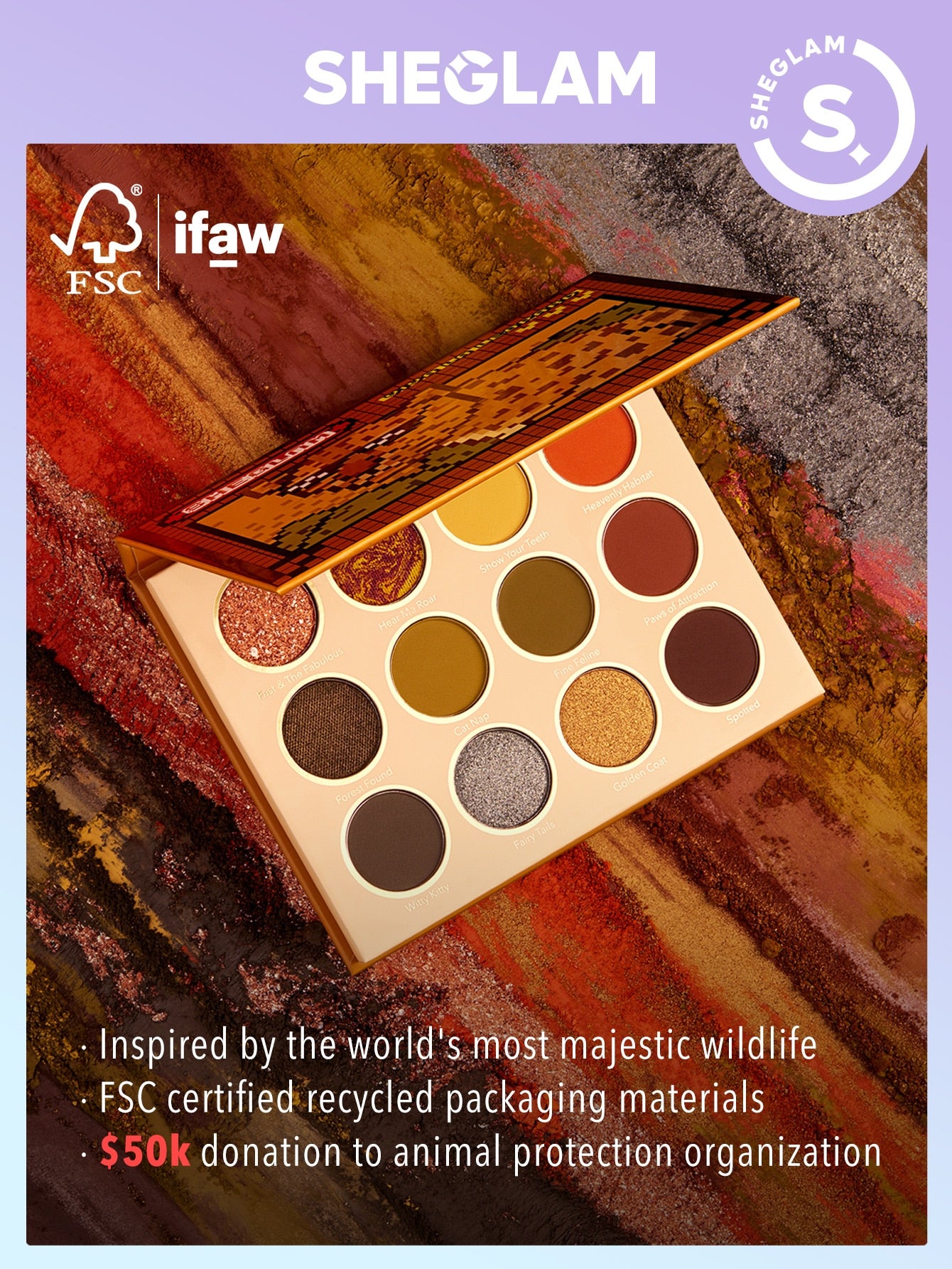 Rachy Sparkle and Shine: GLAM Fin Within Palette, A Collection of Dazzling Eyeshadows, Glitter Galore,