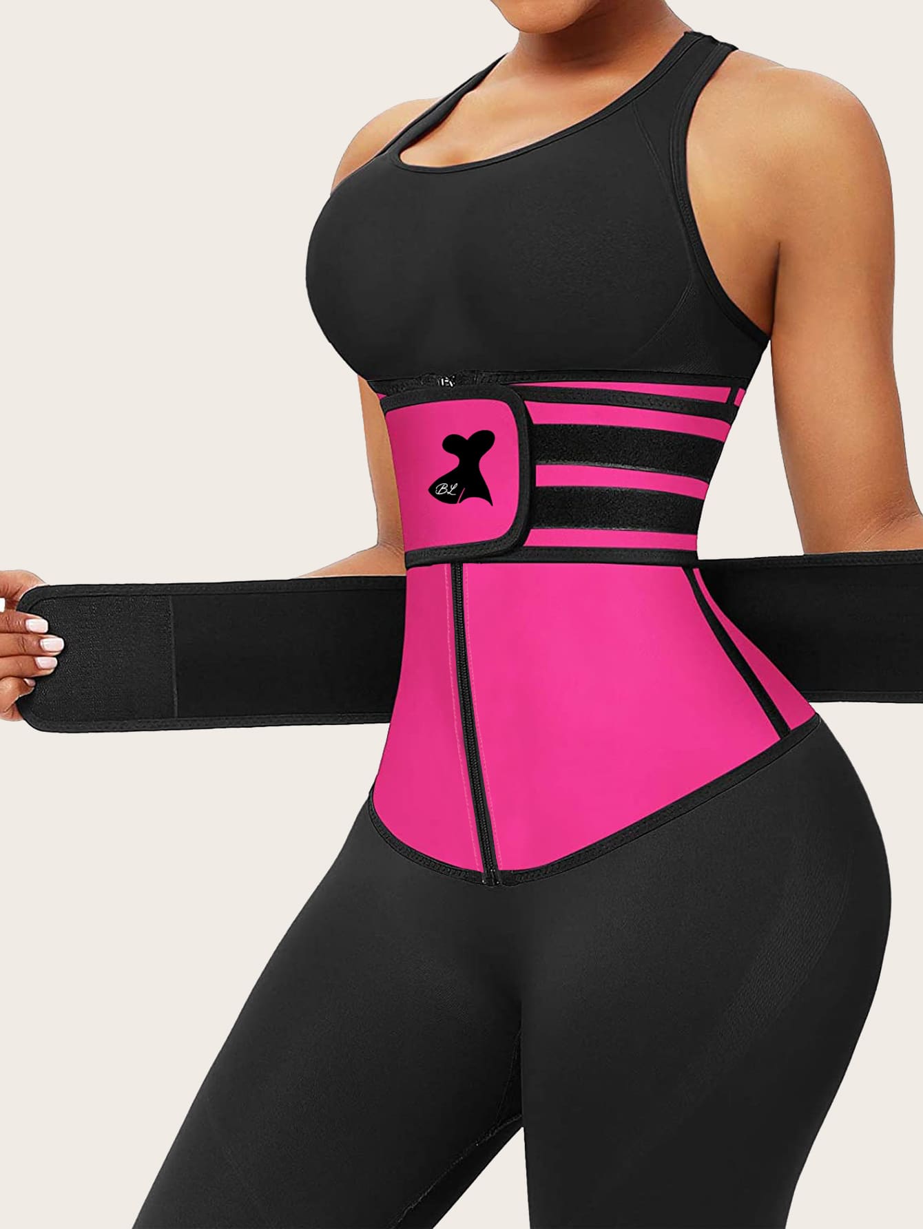 Synthetic Rubber Sports Yoga Fitness Corset