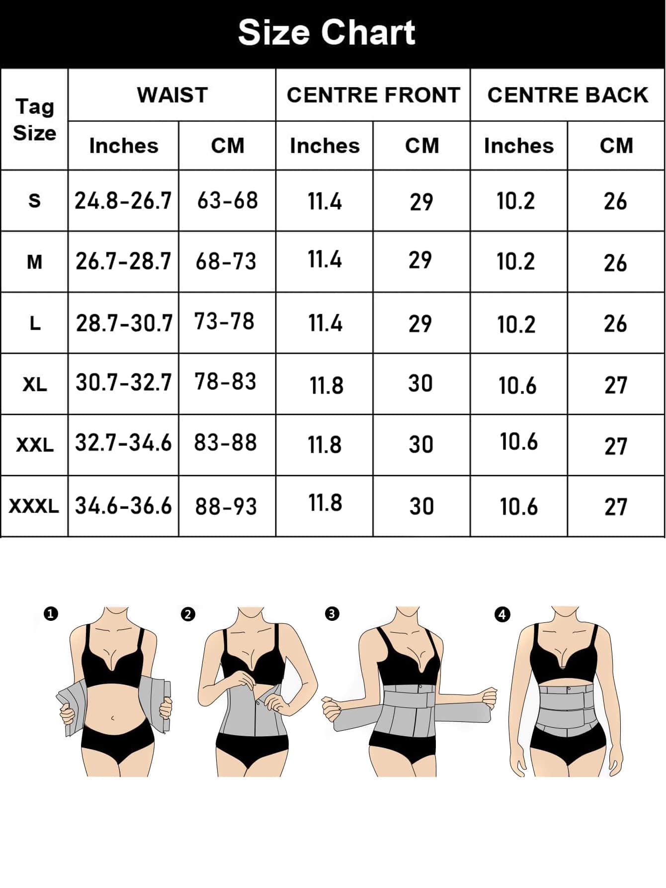 Synthetic Rubber Sports Yoga Fitness Corset