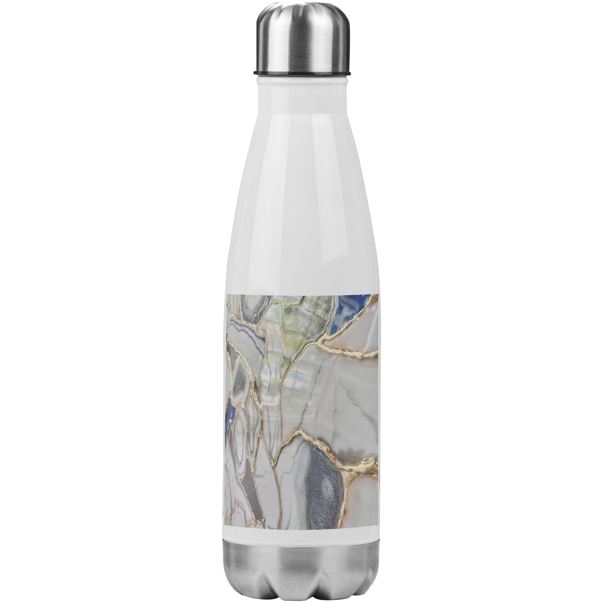 20 oz Insulated Water Bottle With Gold Finishing Touches