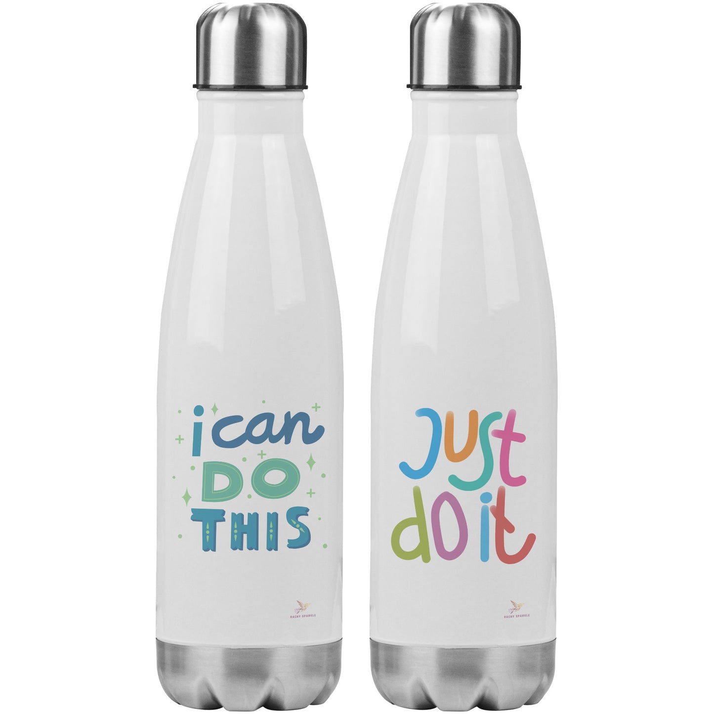 20oz Insulated Water Bottle, Just Do It! I Can Do It