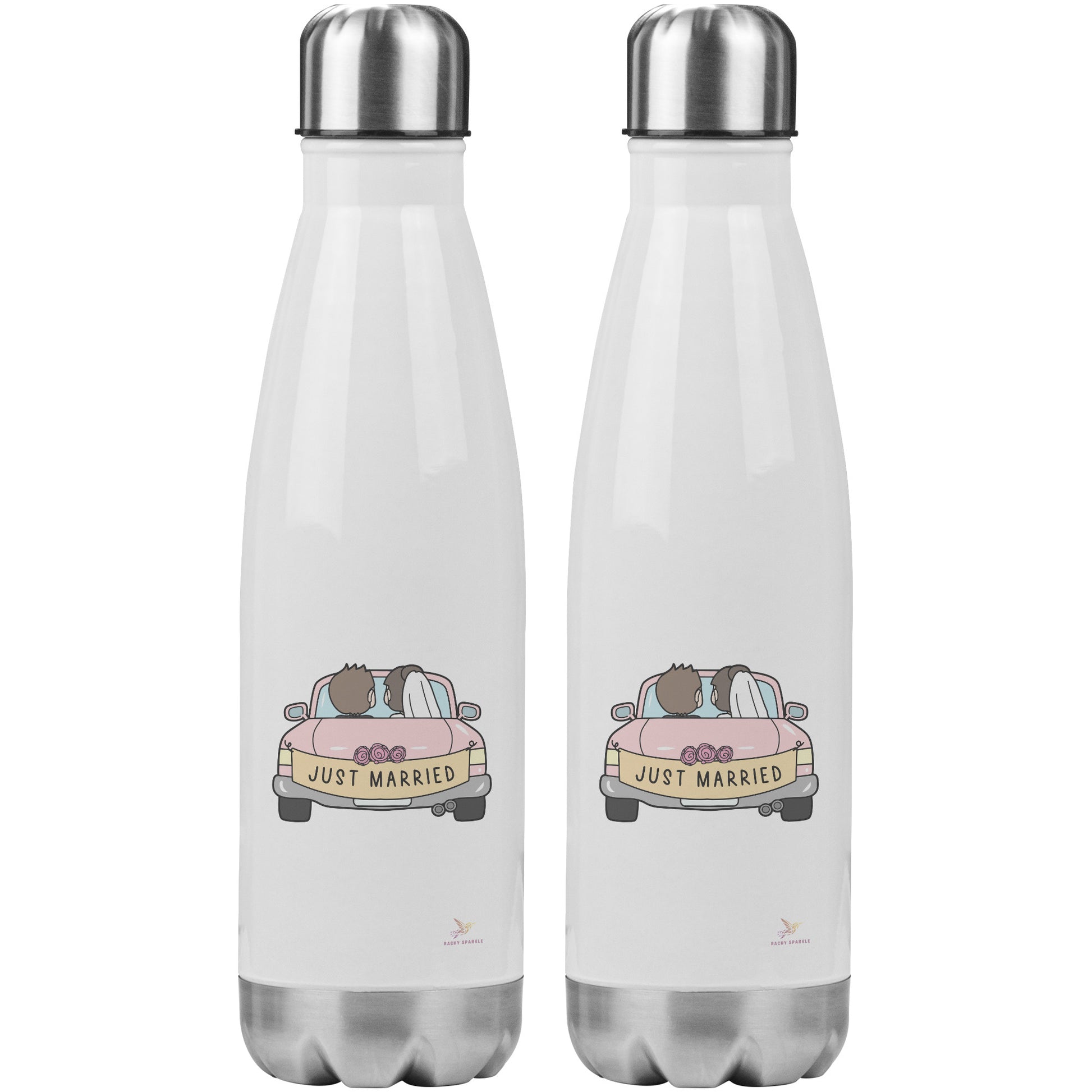 20oz Insulated Water Bottle, Just Married