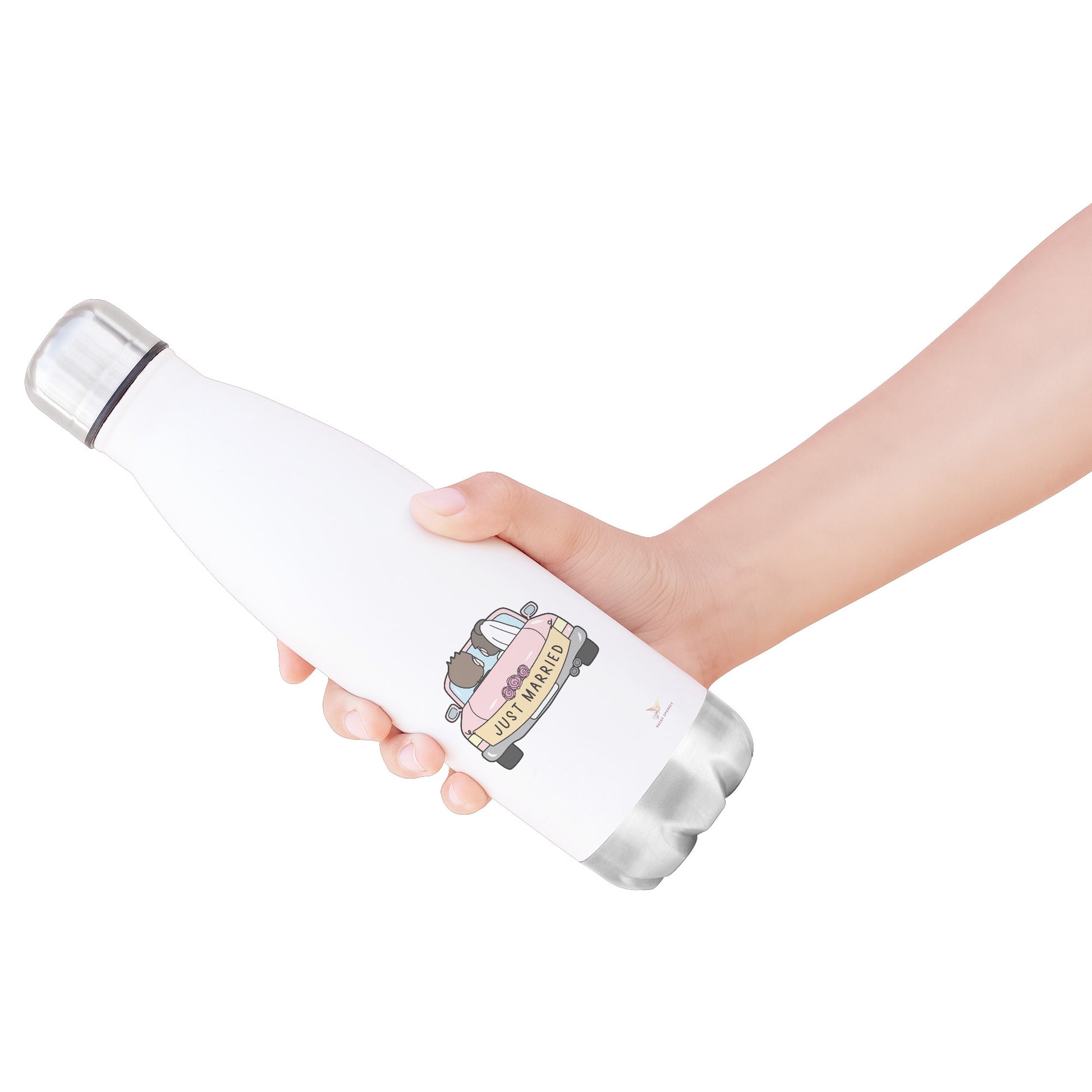 20oz Insulated Water Bottle, Just Married