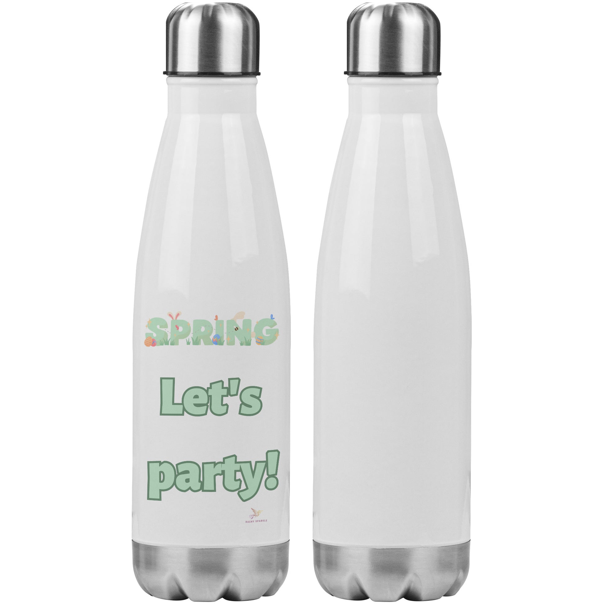 20oz Insulated Water Bottle, Spring! Let's Party!