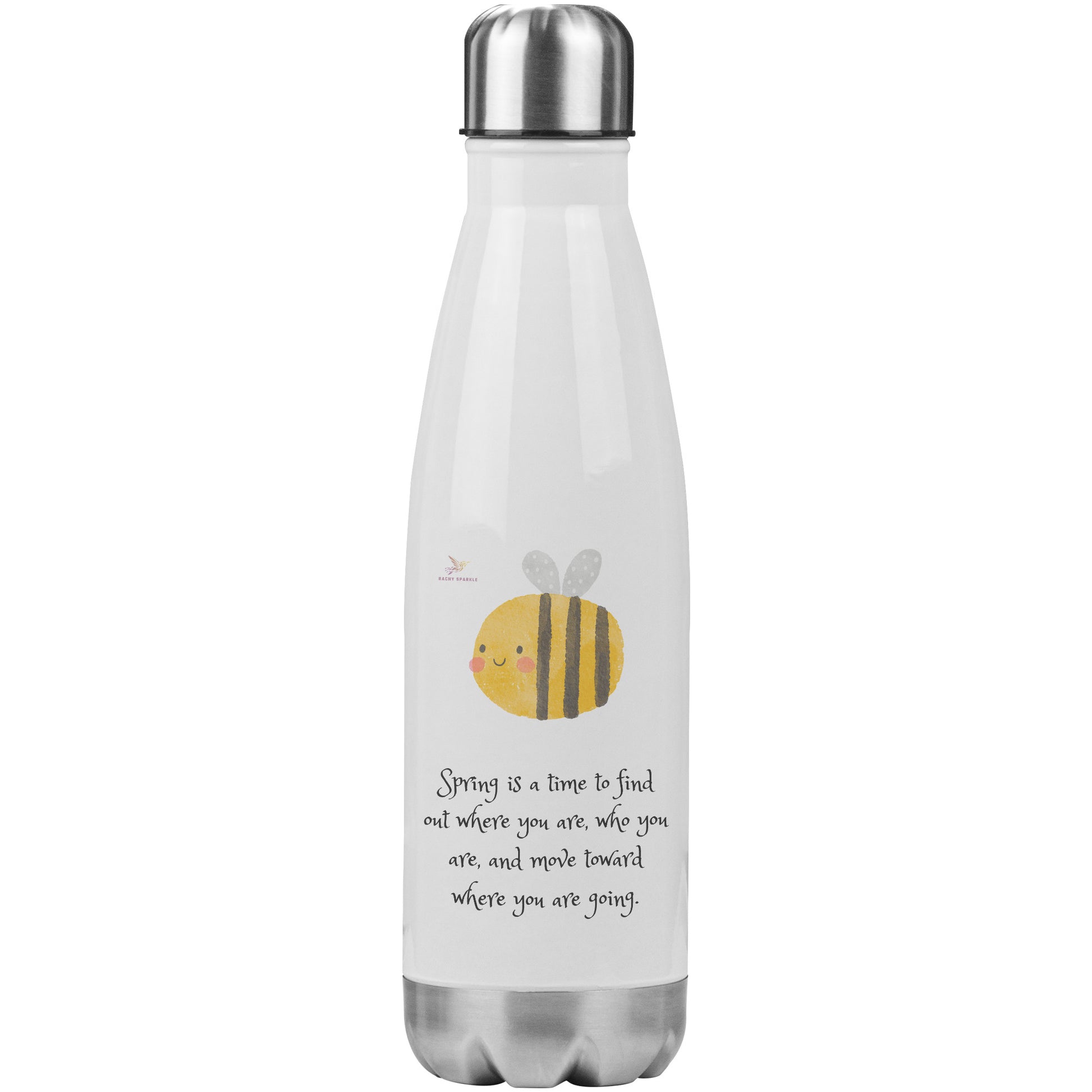 20oz Insulated Water Bottle, Spring is a Time...Bumblebee