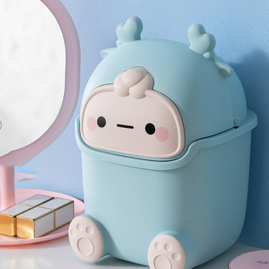 small & portable cute and adorable Rachy Sparkle Trash Can, for kids, for baby, for nursery,