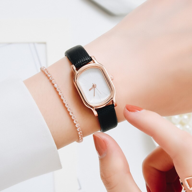 Oval Dial Dress Retro Watches