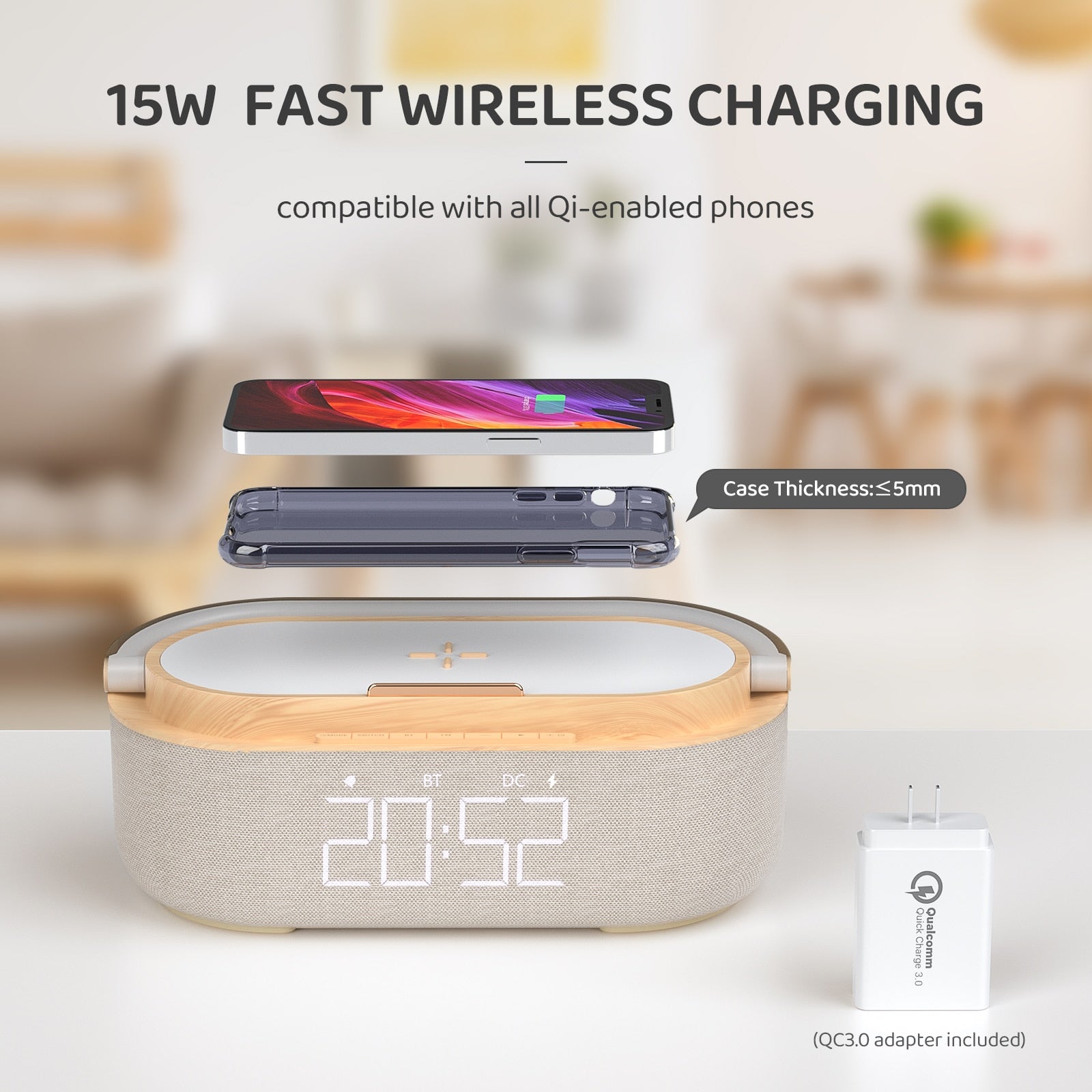 Wireless Charging/Alarm Clock