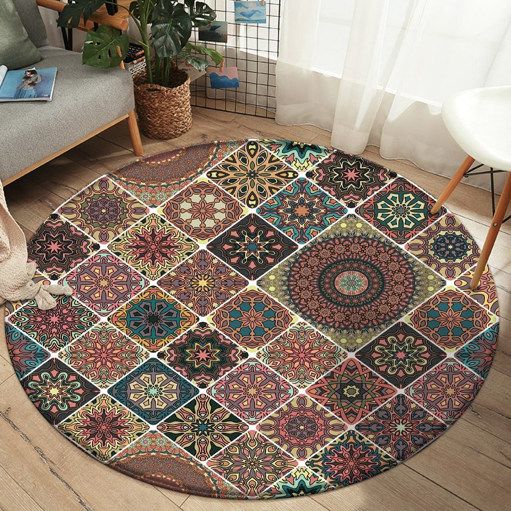 Mandala-Style Rug