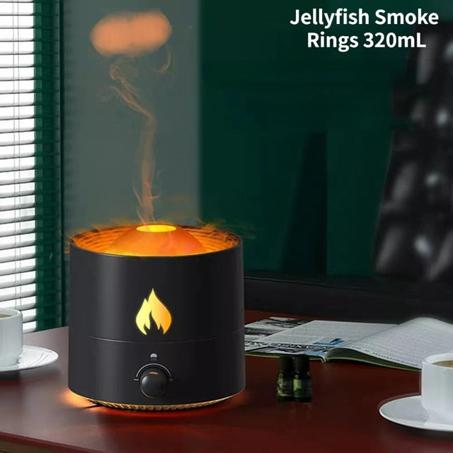 Flame Aroma Diffuser Essential Oil 360ml