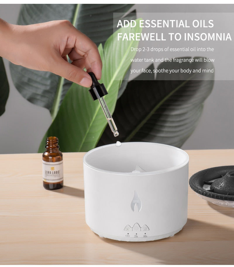 Flame Aroma Diffuser Essential Oil 360ml