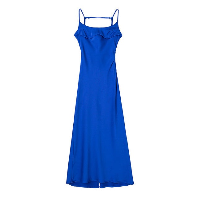 Satin Sleeveless Dress