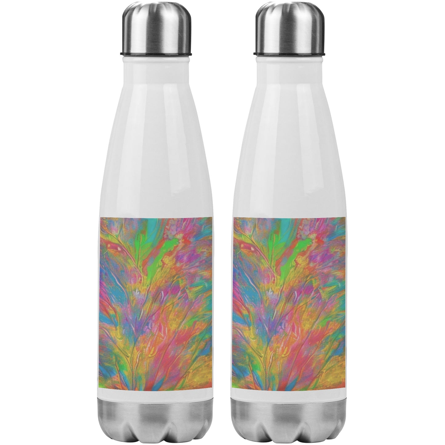 Abstract 20oz Insulated Water Bottle by Rachy Sparkle