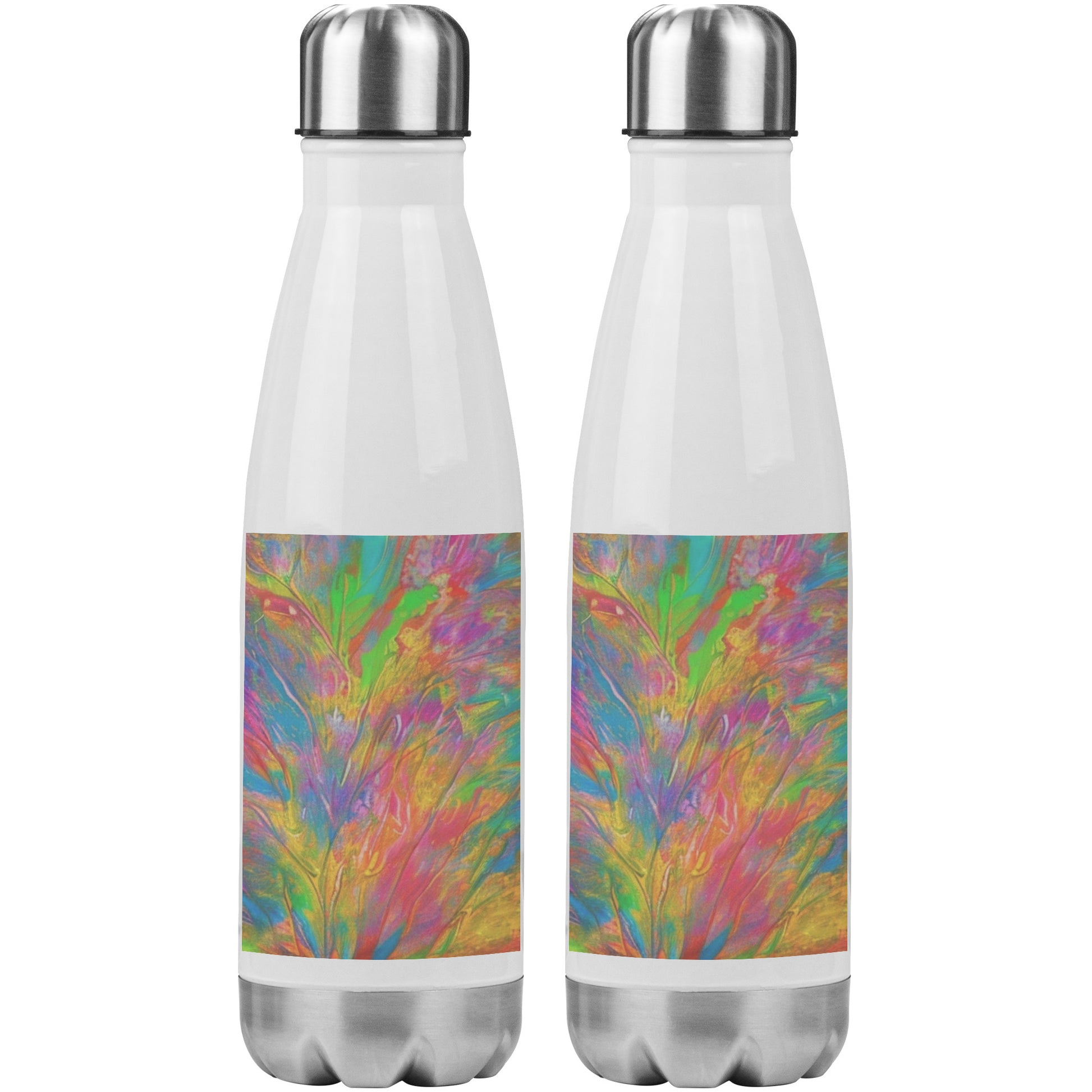 Abstract 20oz Insulated Water Bottle by Rachy Sparkle