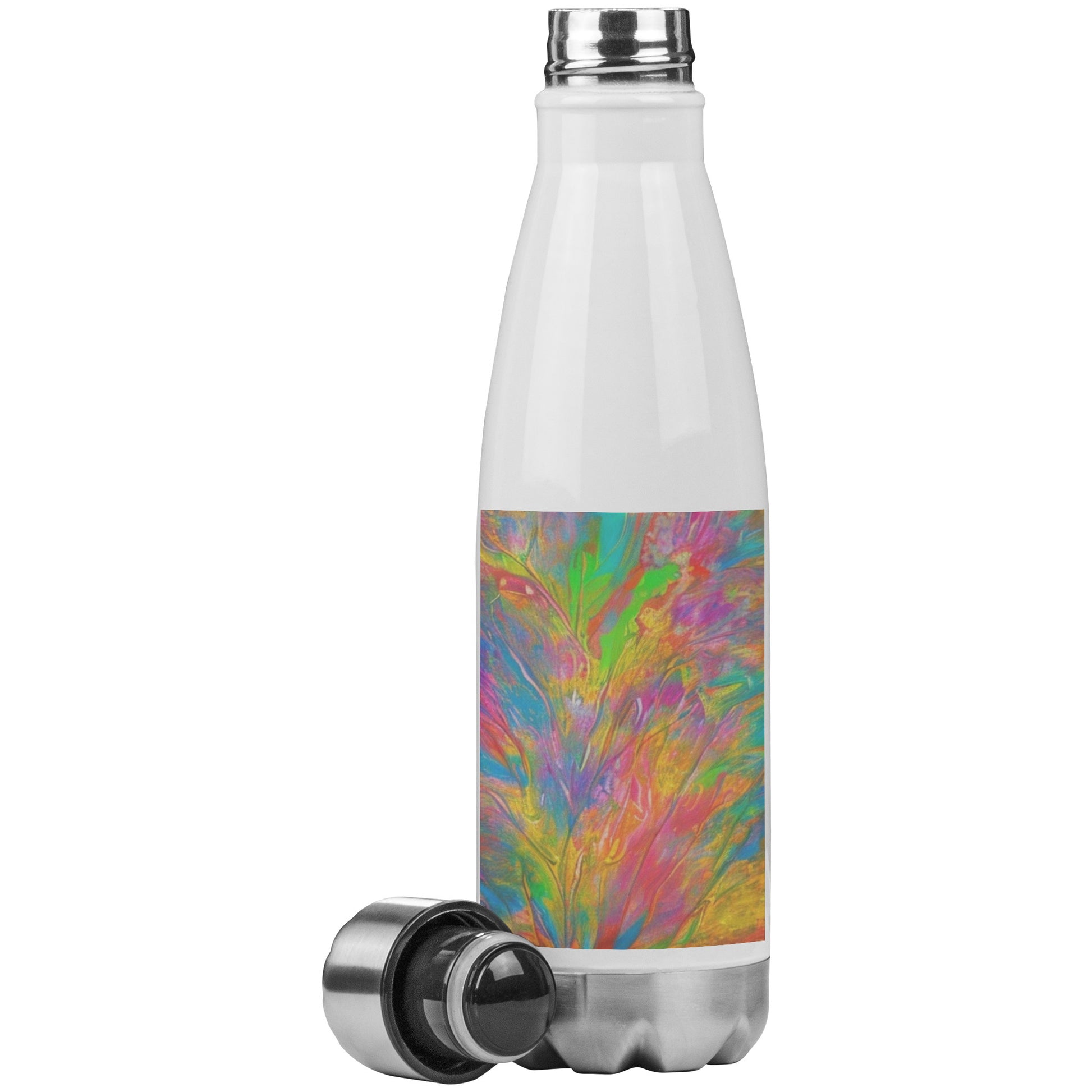 Abstract 20oz Insulated Water Bottle by Rachy Sparkle