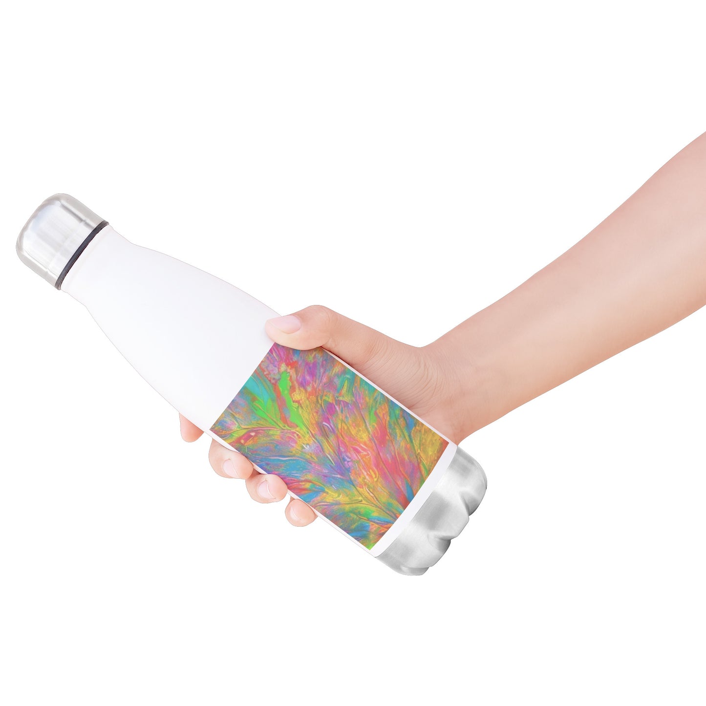 Abstract 20oz Insulated Water Bottle by Rachy Sparkle
