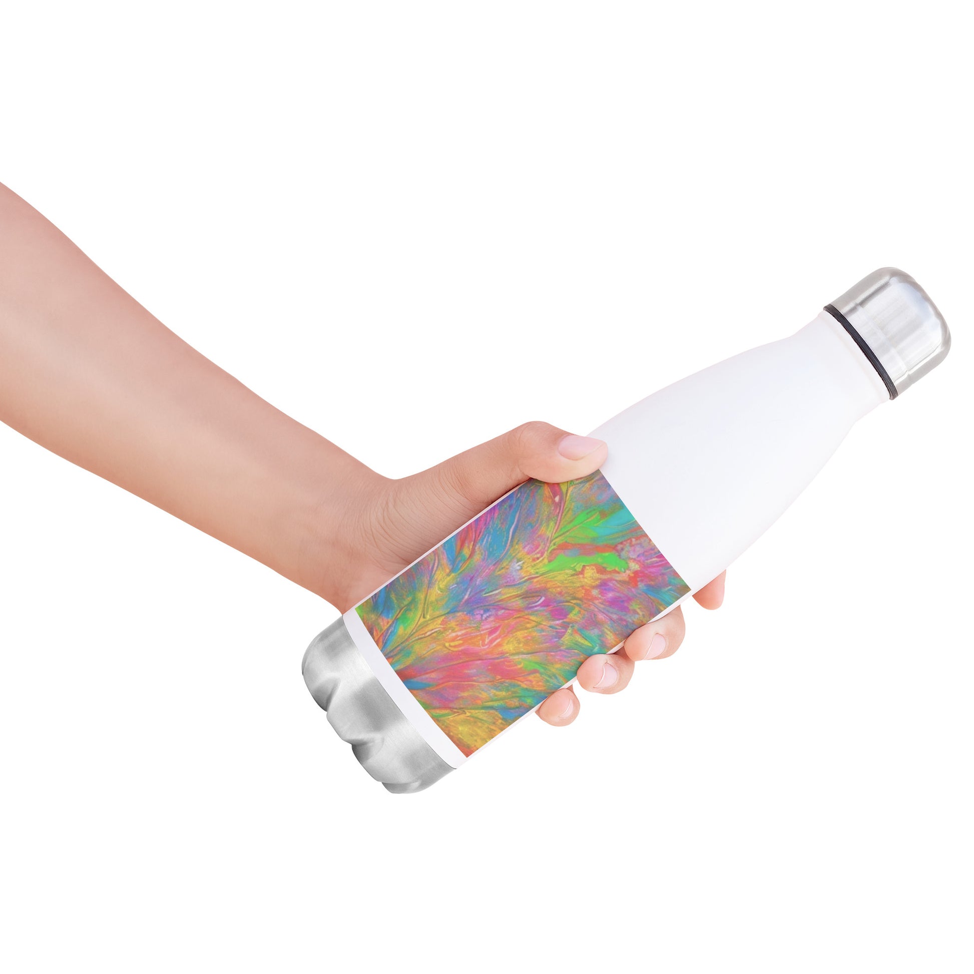 Abstract 20oz Insulated Water Bottle by Rachy Sparkle