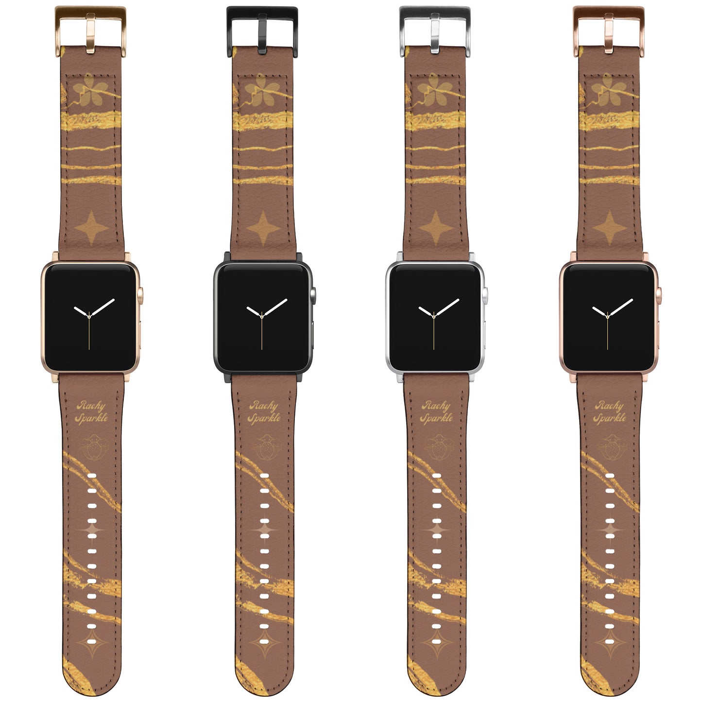 Apple watch Band, Brown & Gold by Rachy Sparkle