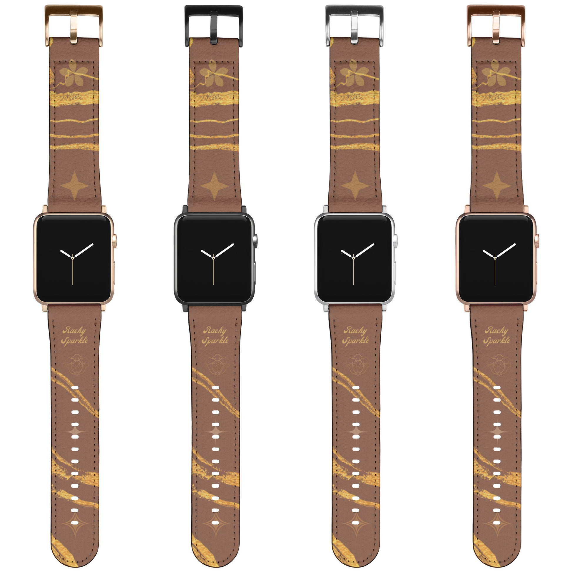 Apple watch Band, Brown & Gold by Rachy Sparkle