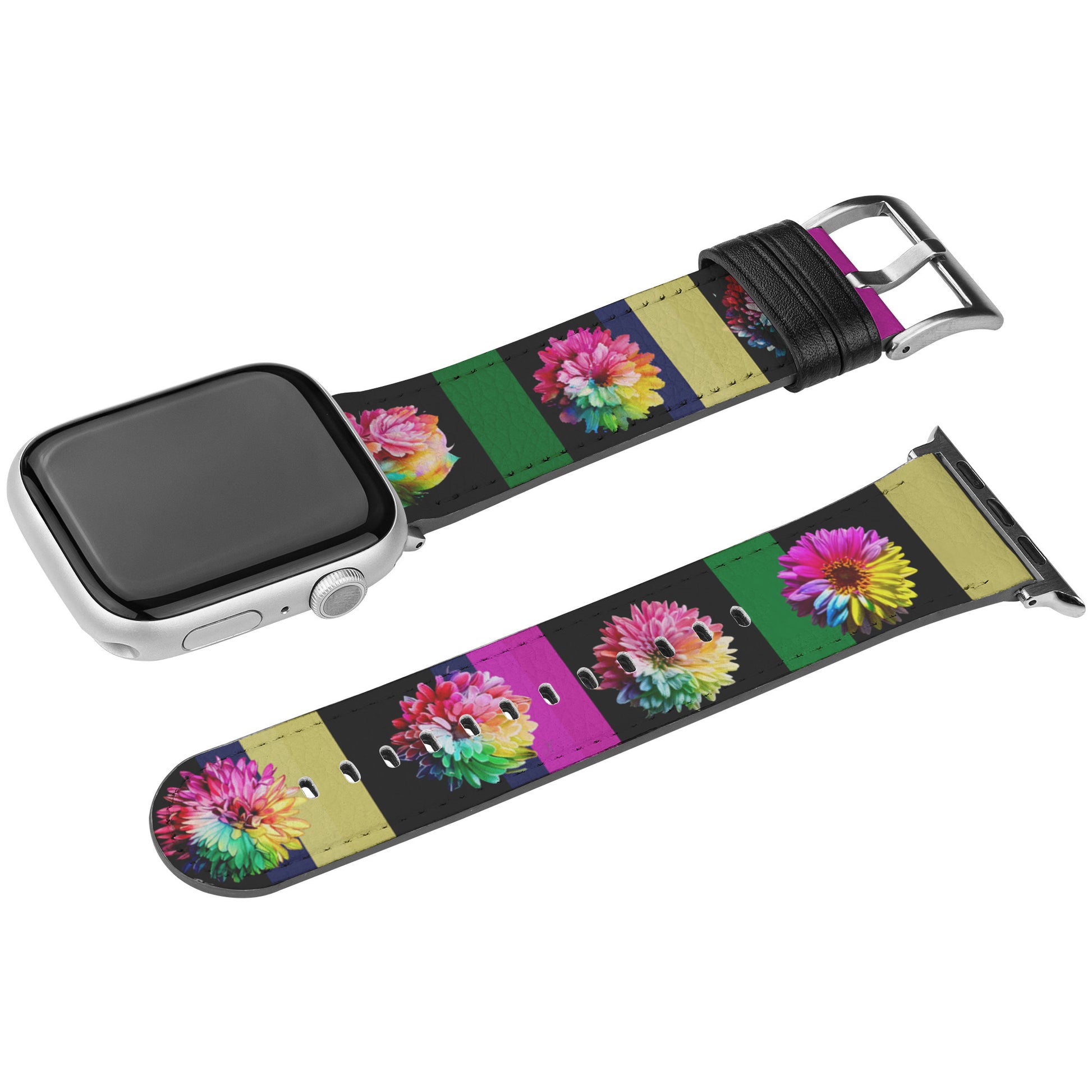 Apple Watch Band, Colorful Flower Theme