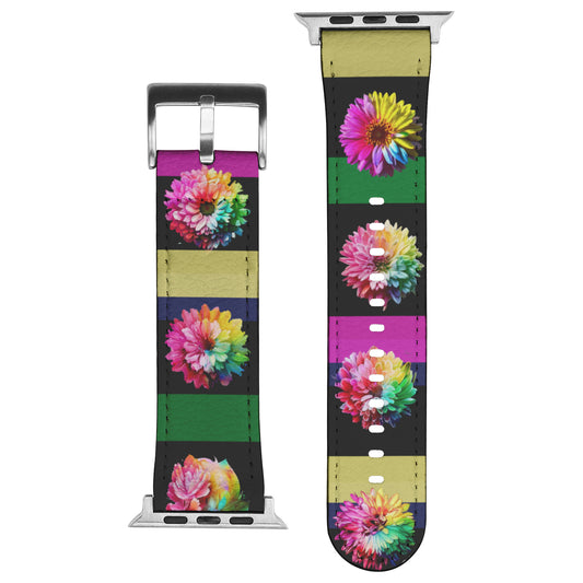 Apple Watch Band, Colorful Flower Theme