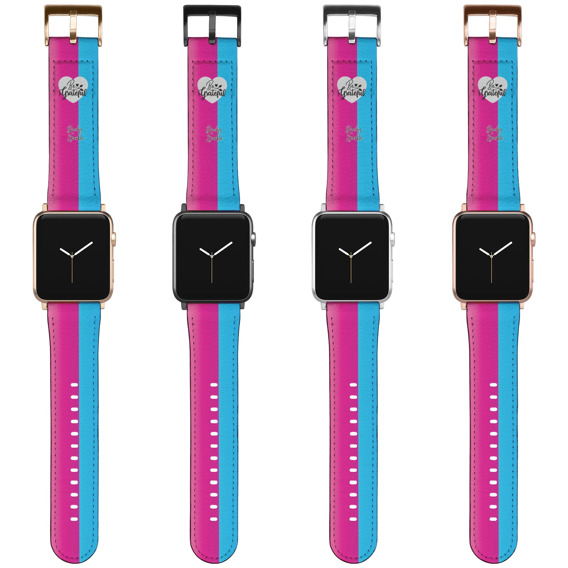Be Grateful Apple Watch Band by Rachy Sparkle