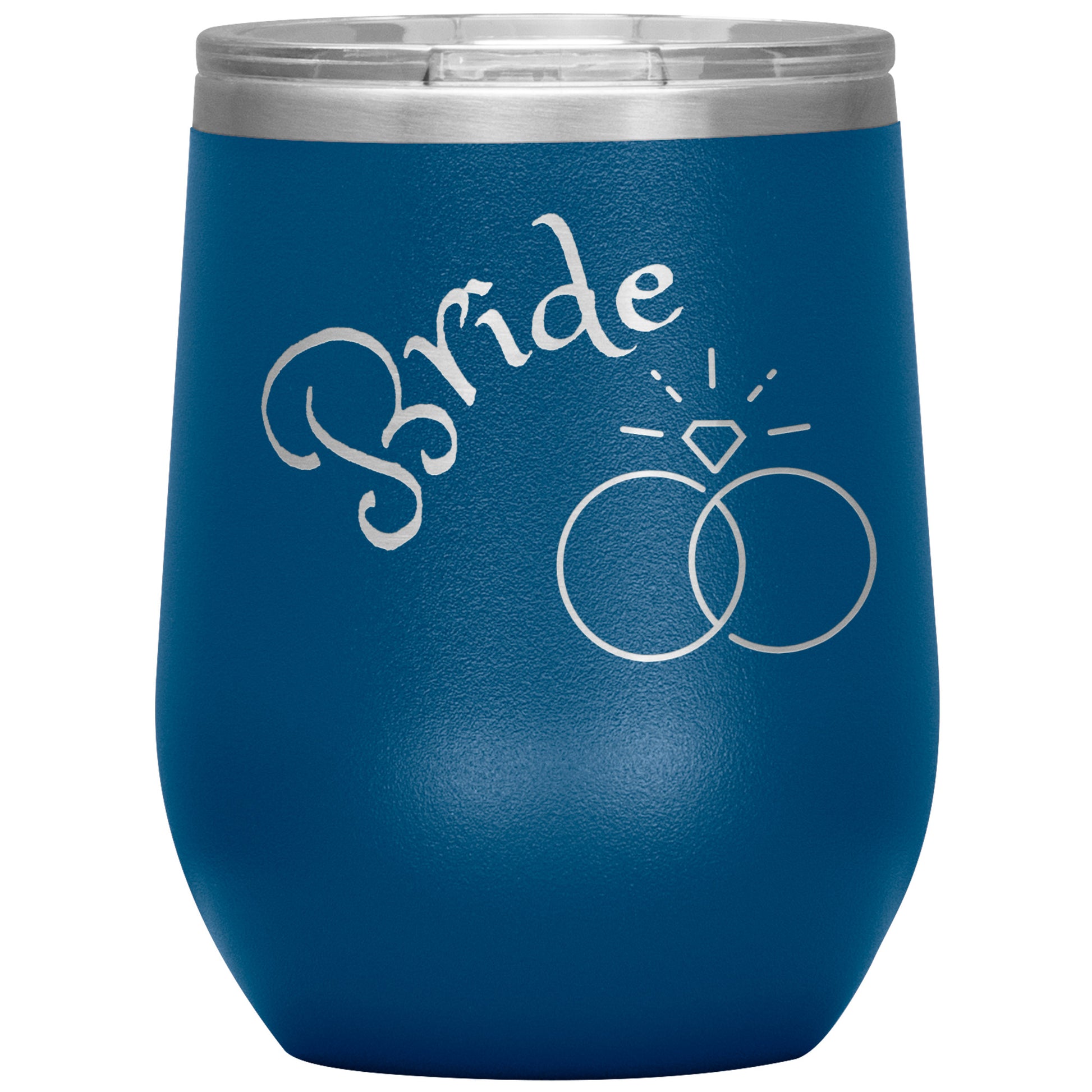 Bride Wine Tumbler CURVED TEXT BY RACHY SPARKLE
