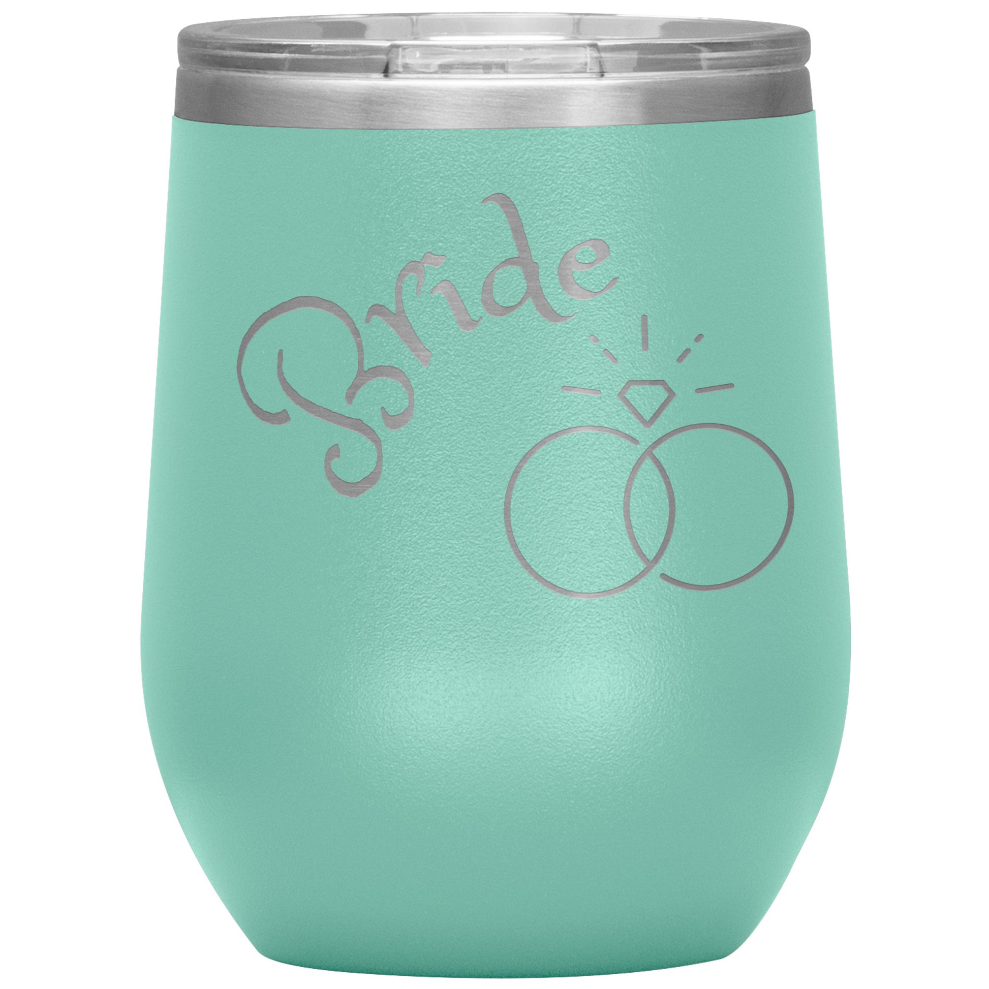 Bride Wine Tumbler CURVED TEXT BY RACHY SPARKLE