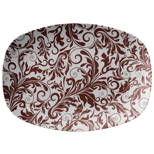 Brown & Beige Serving Platter