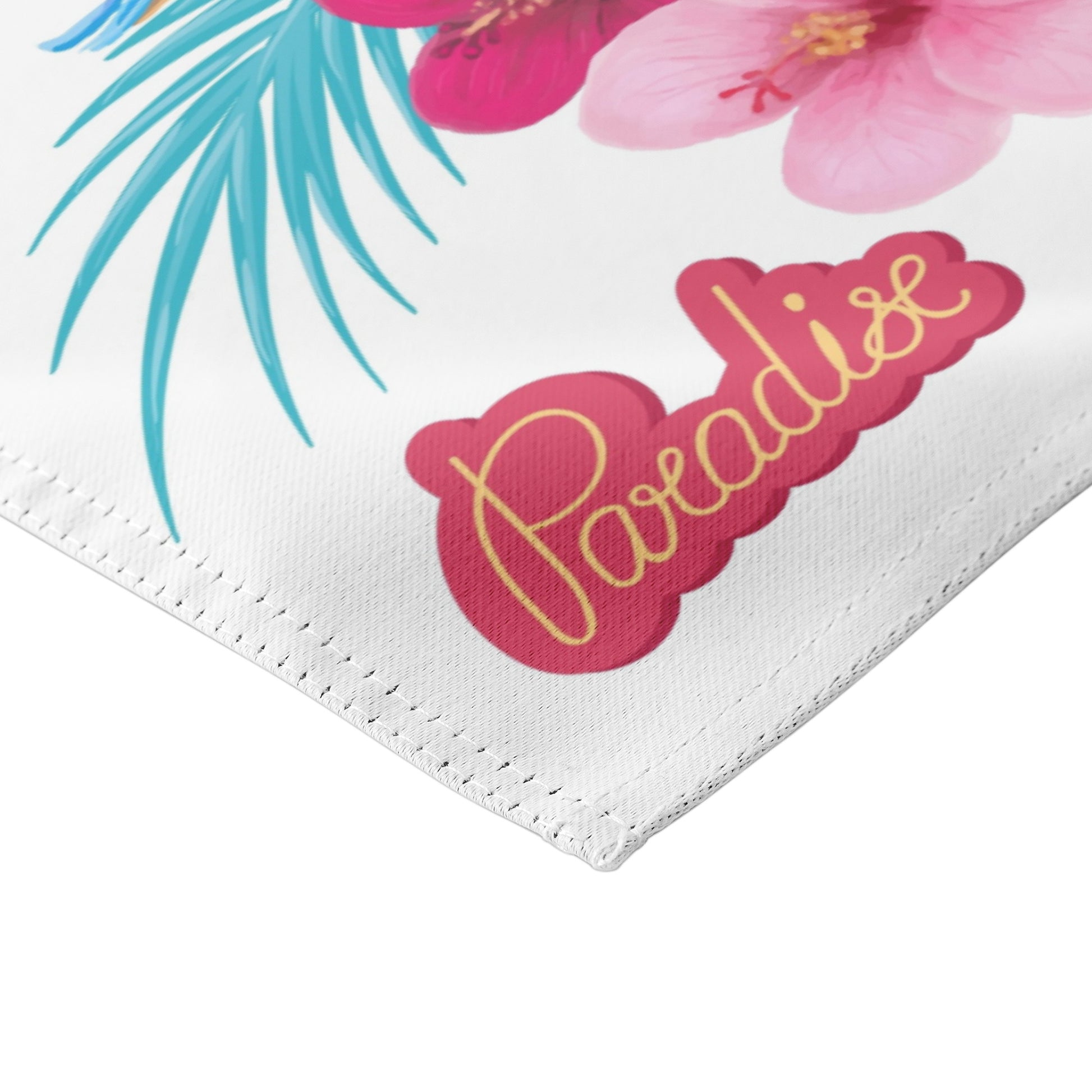 Enter Our Little Piece of Paradise Garden Flag