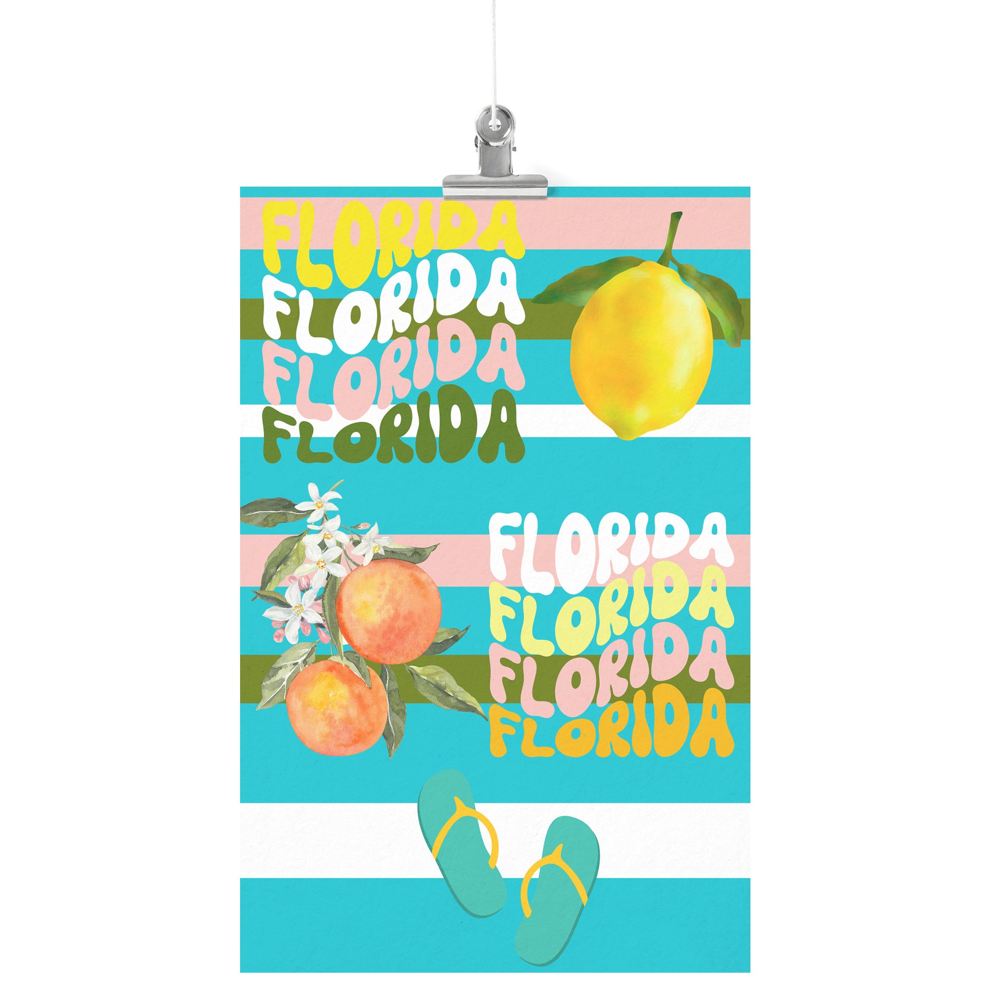 Florida With Flip Flops & Fruit by rachy Sparkle