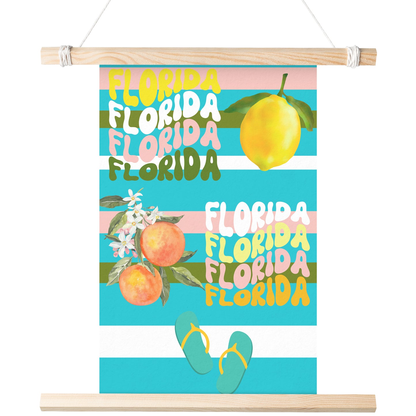 Florida With Flip Flops & Fruit by rachy Sparkle