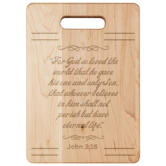 For God So Loved The World Cutting Board