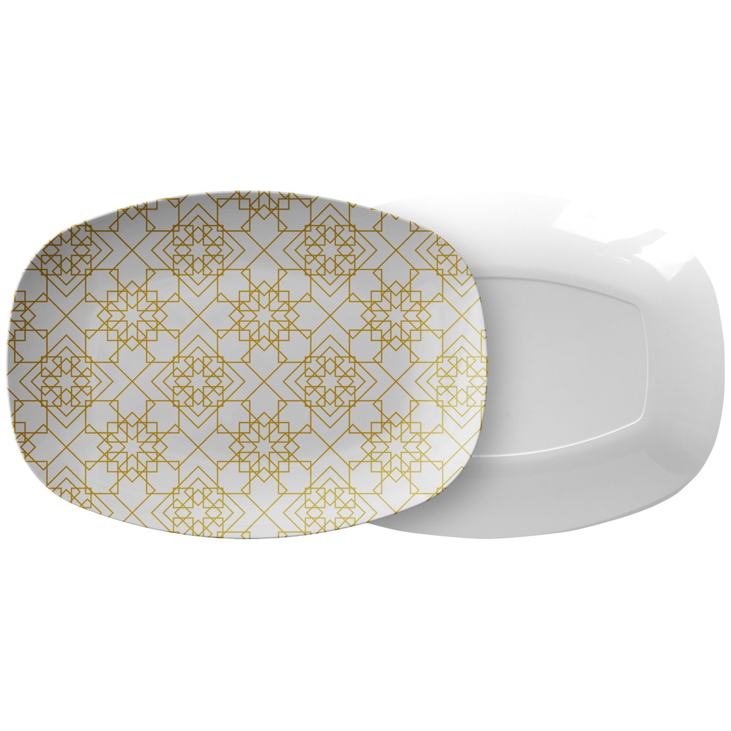 Geometric Shaped Platter by Rachy Sparkle
