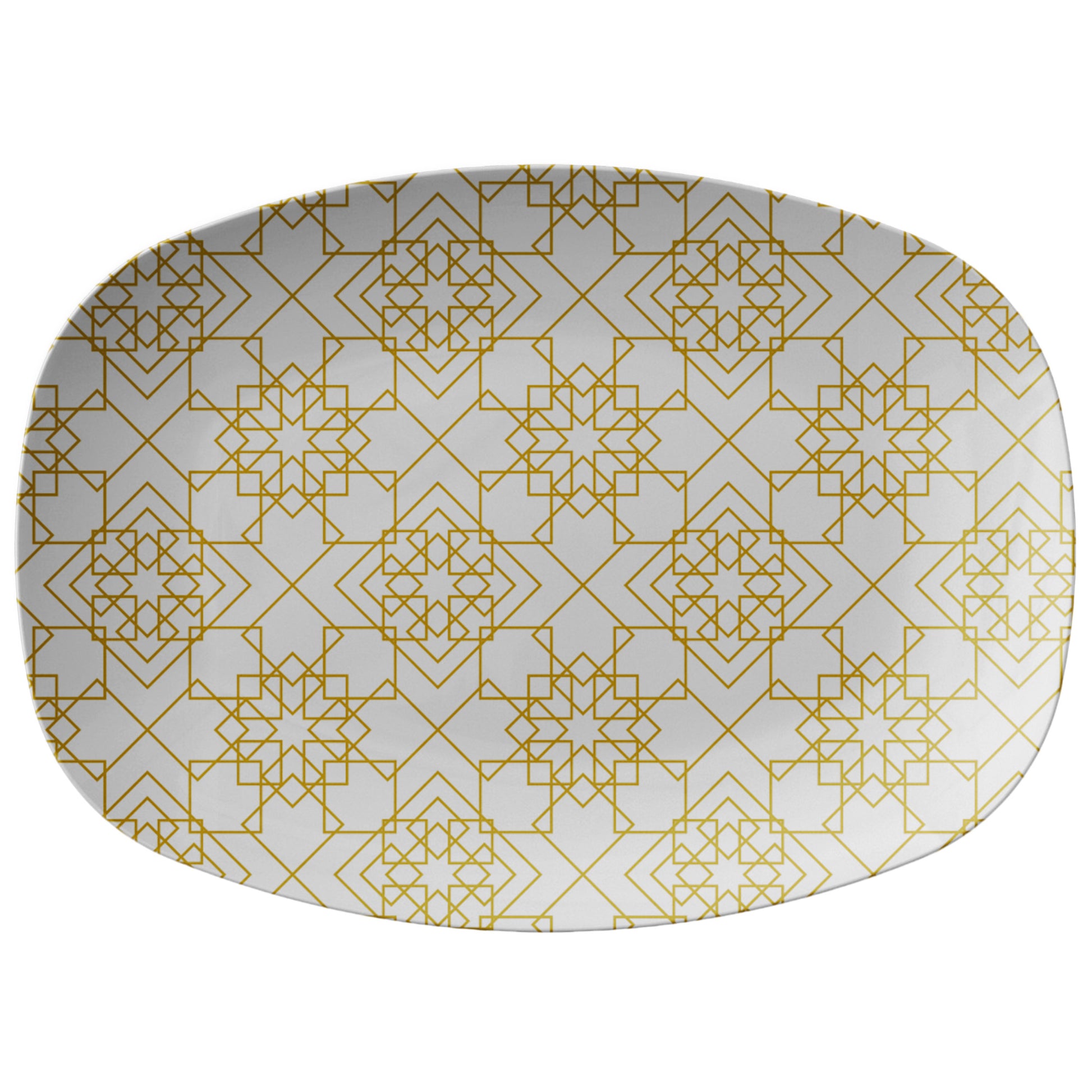 Geometric Shaped Platter by Rachy Sparkle