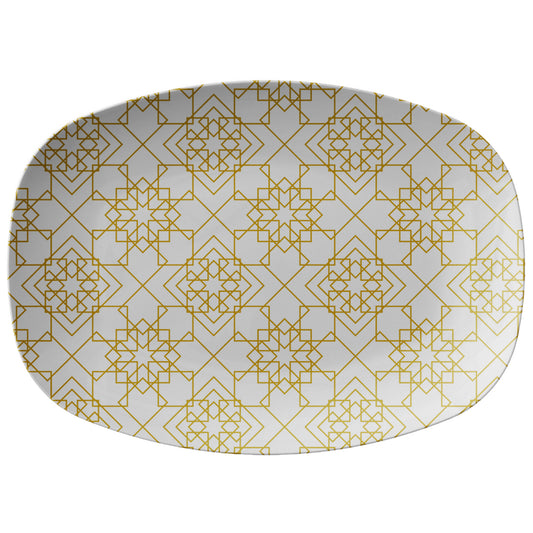 Geometric Shaped Platter by Rachy Sparkle