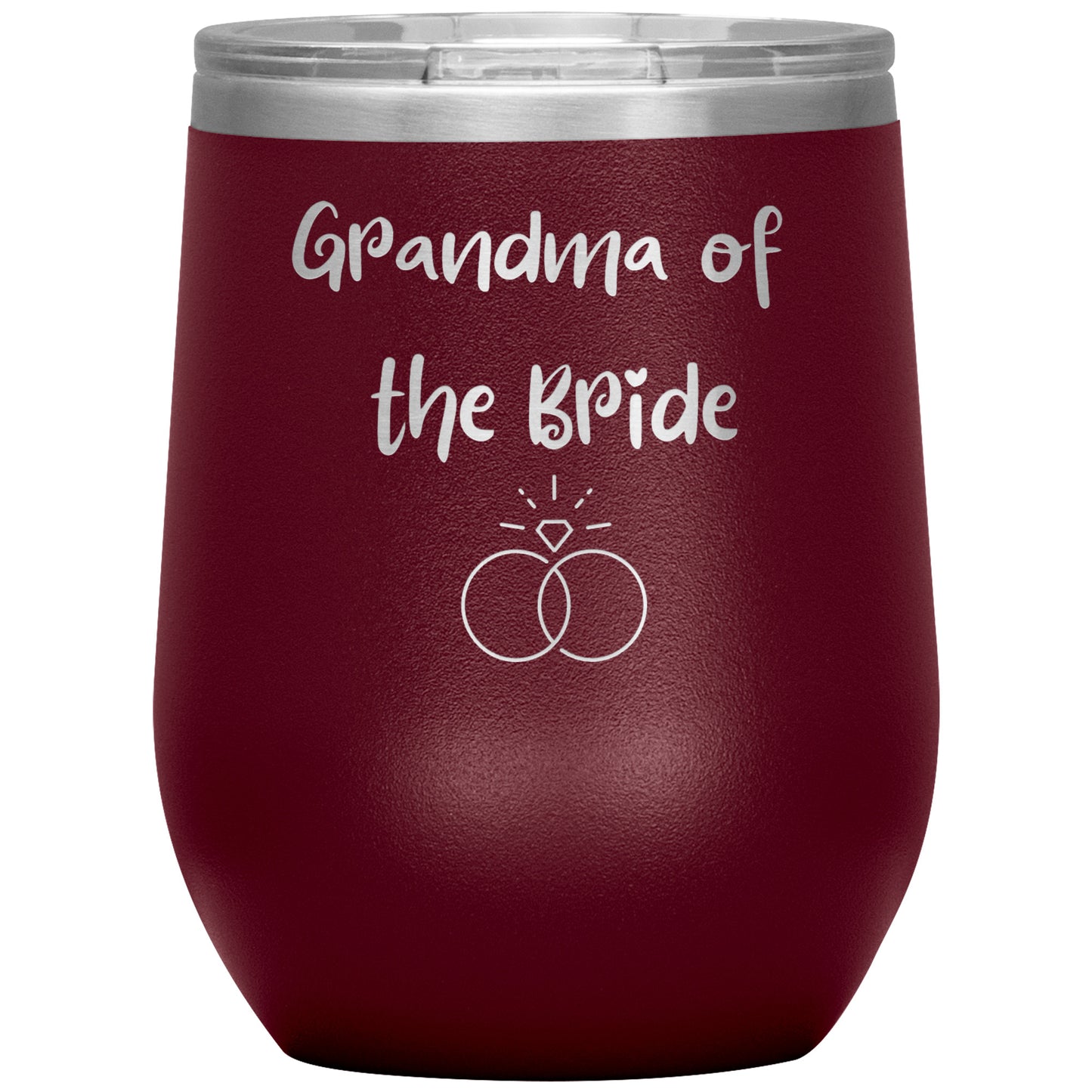 Grandma of the Bride Wine Tumbler