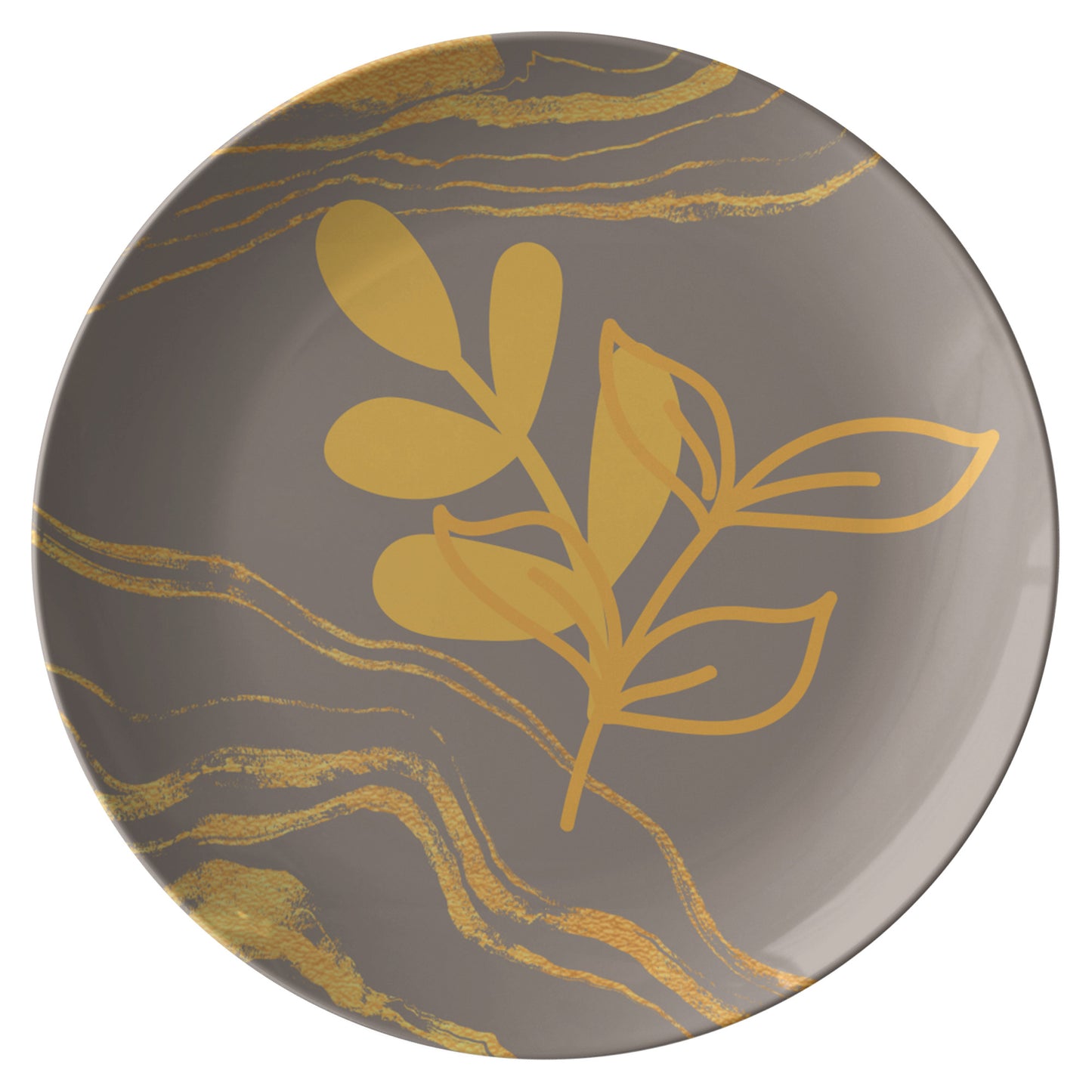 Great Abstract Plant & Floral Art, Mid Century Modern, Hand Made, Thorns, Modern, Museum Quality Art on a Plate,