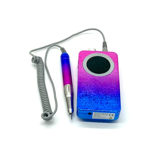 2023 sexy color, portable, Mini, purple manicure, nail drill, 35000rpm hand piece, fascinating girl gift