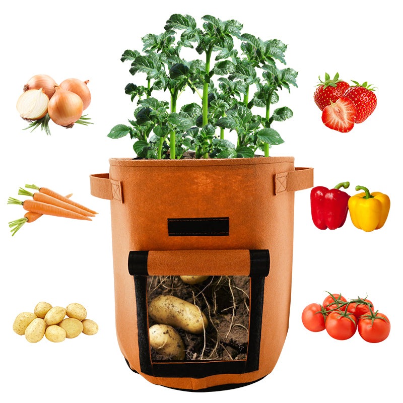 Custom Potato Grow Bags Tomato Plant Bag Home Garden Vegetable Planter Container