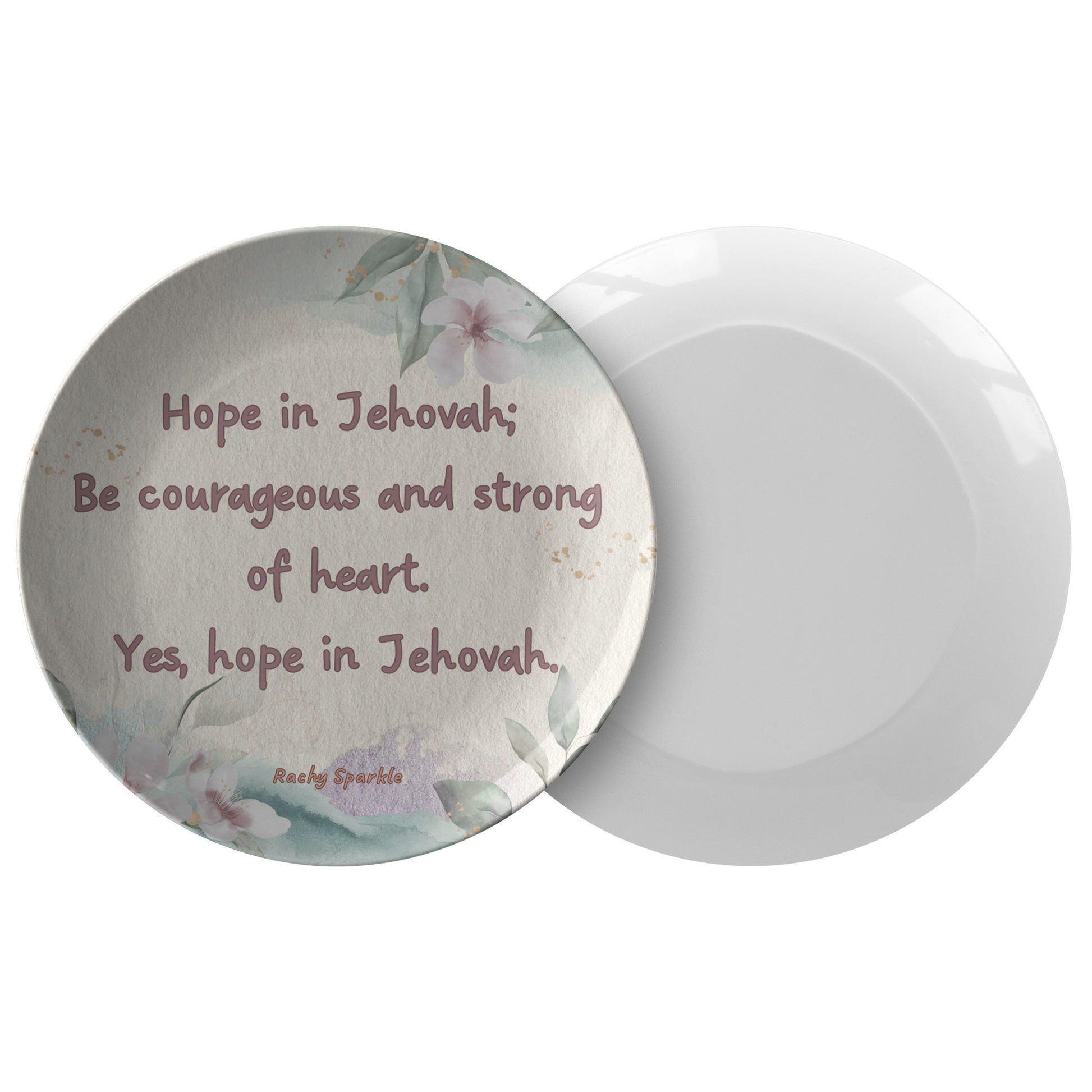 Hope in Jehovah Plate
