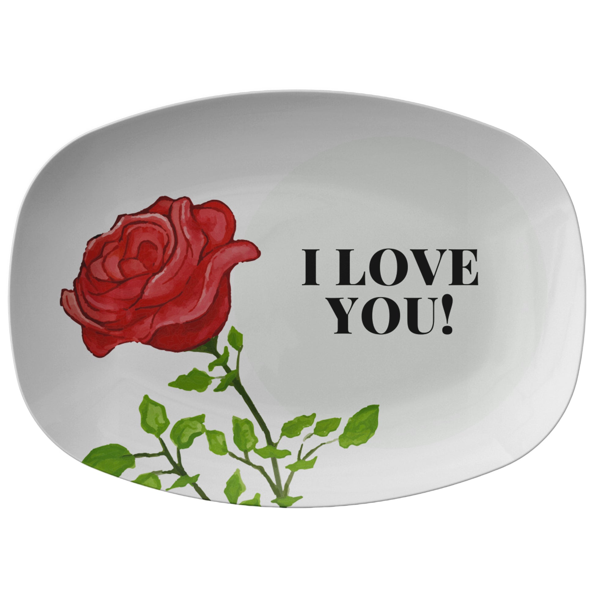 "I Love You" Platter By Rachy Sparkle
