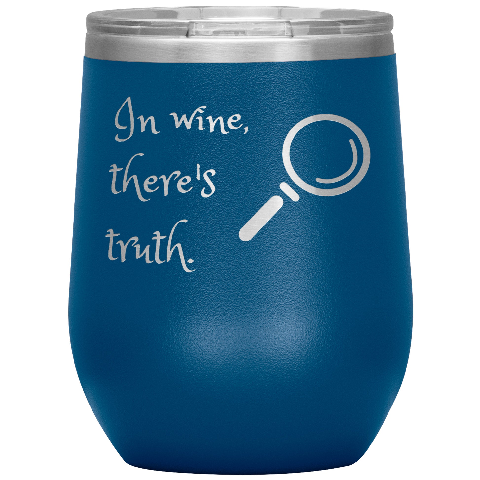 Wine Tumbler/Rachy Sparkle/In wine, there's truth