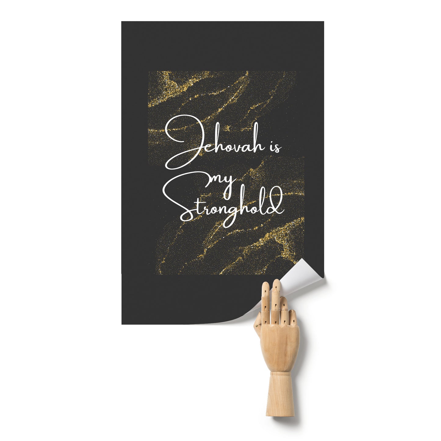 Jehovah is My Stronghold 24x36 Matte Poster